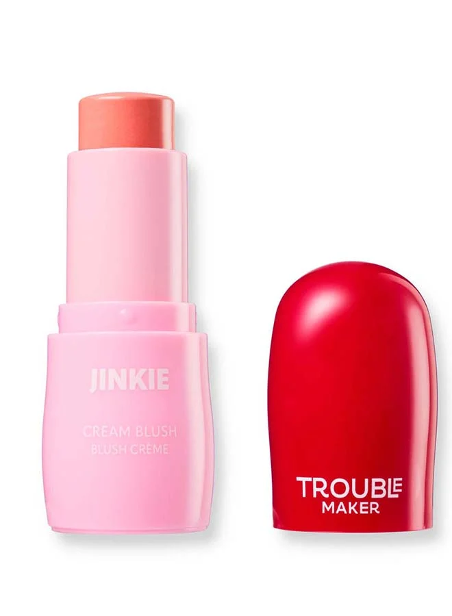 صانع المتاعب Jinkie Stick Cream Blush Too Much Baby Pink